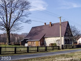 Brtníky č. ev. 23 - Pohled na objekt z jihu (Zdroj: TUR Šluknovsko, 2003)